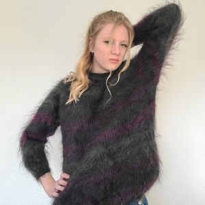 Rare Vintage Vallina 1960s Mohair Angora Sweater